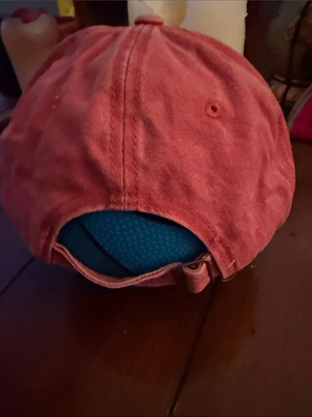 MAMA Embroidered Sherpa Letter Baseball Cap - Coral Pink